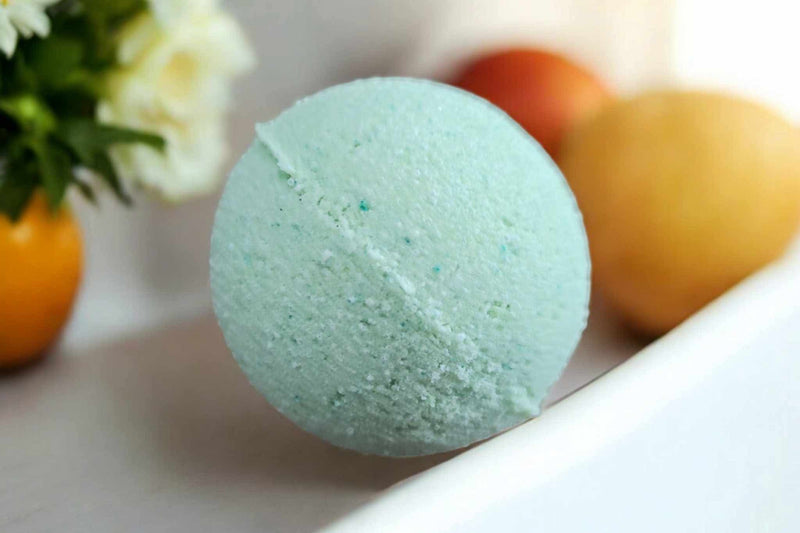 Handmade bath bombs, Hidden Jewellery bath bombs, and shower steamers