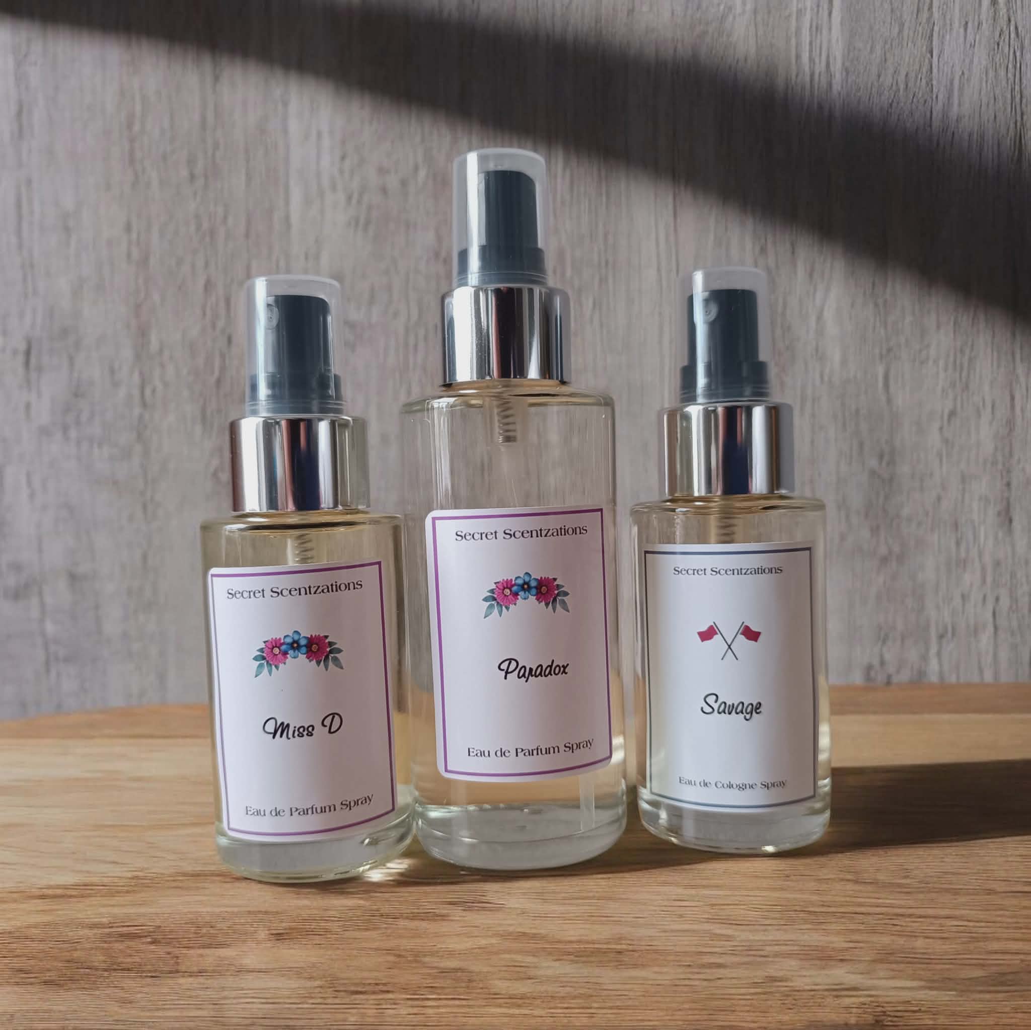 Ladies & Gents Fragrances - Secret scentzations & T Belle