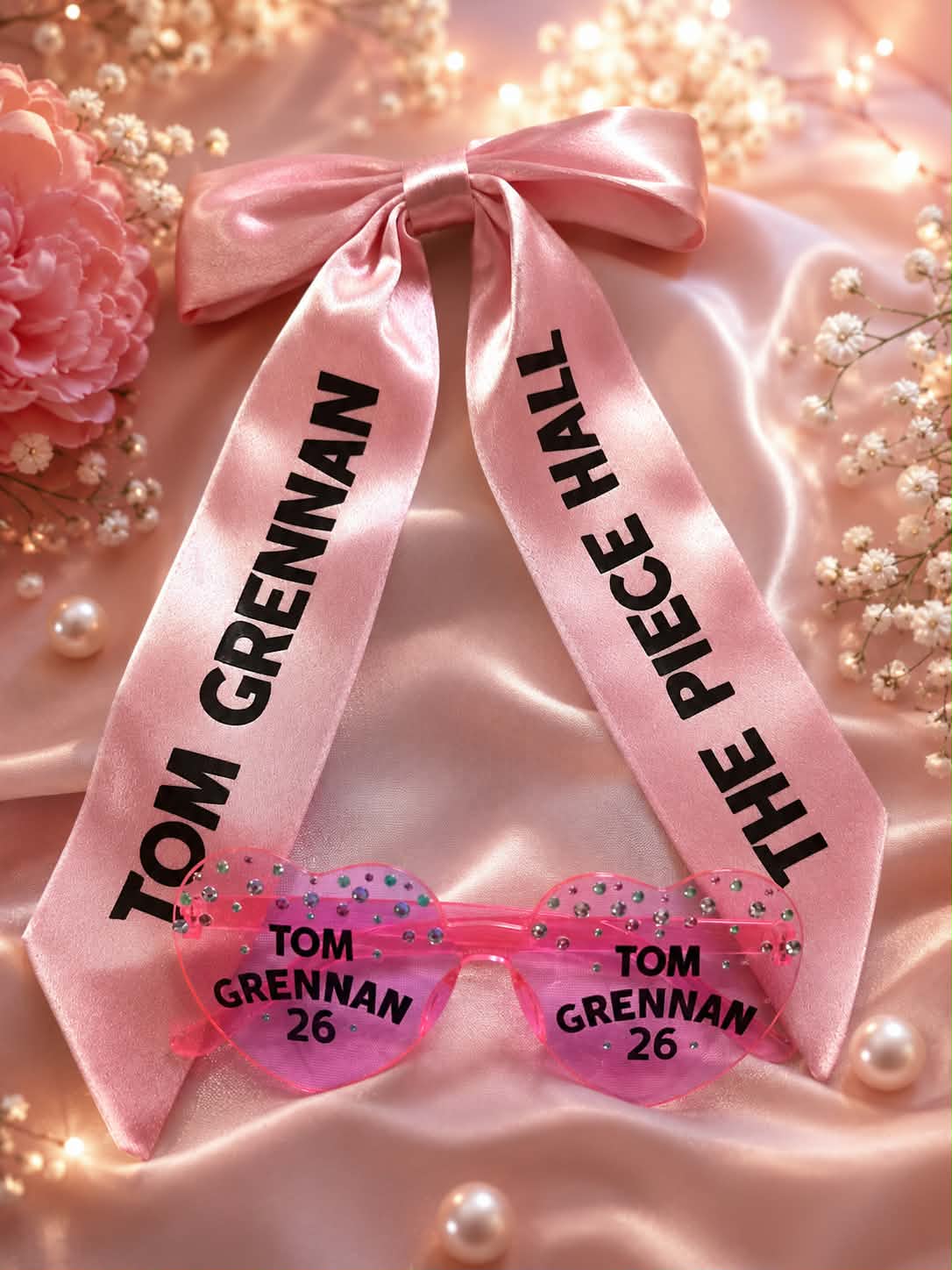 Concert Hair Bow & Glasses Set – Personalised for Tom Grennan, Tours & Events 🎶 - Secret scentzations & T Belle