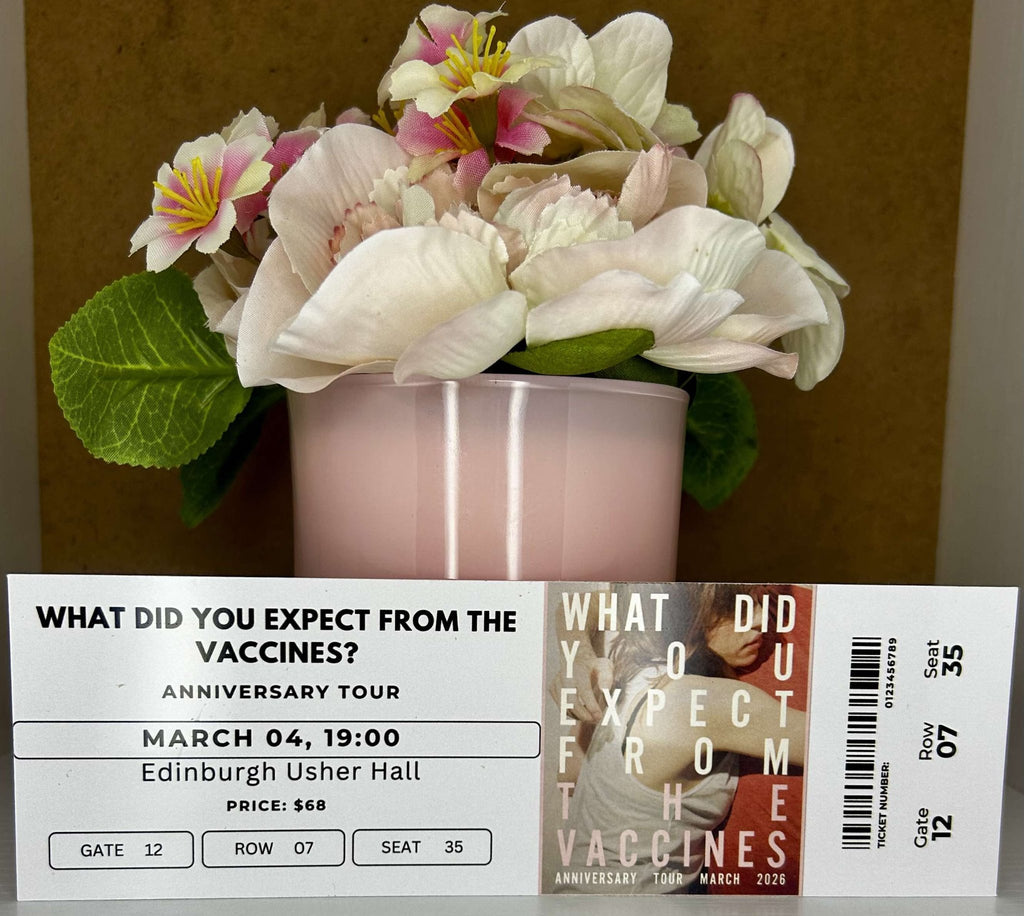 Personalised Music Concert Ticket Gift – Custom Keepsake Photo Card - Secret scentzations & T Belle