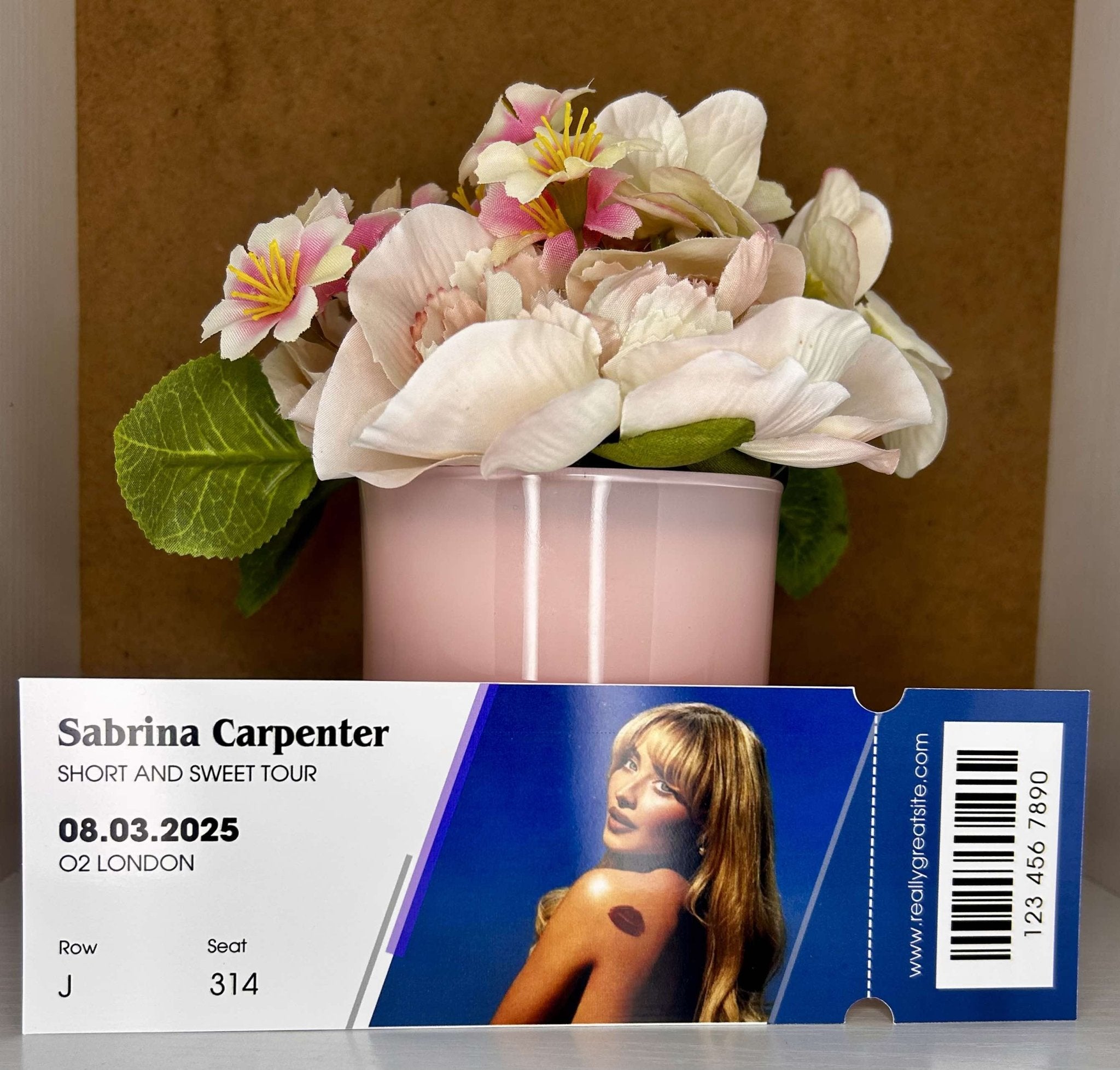 Personalised Music Concert Ticket Gift – Custom Keepsake Photo Card - Secret scentzations & T Belle