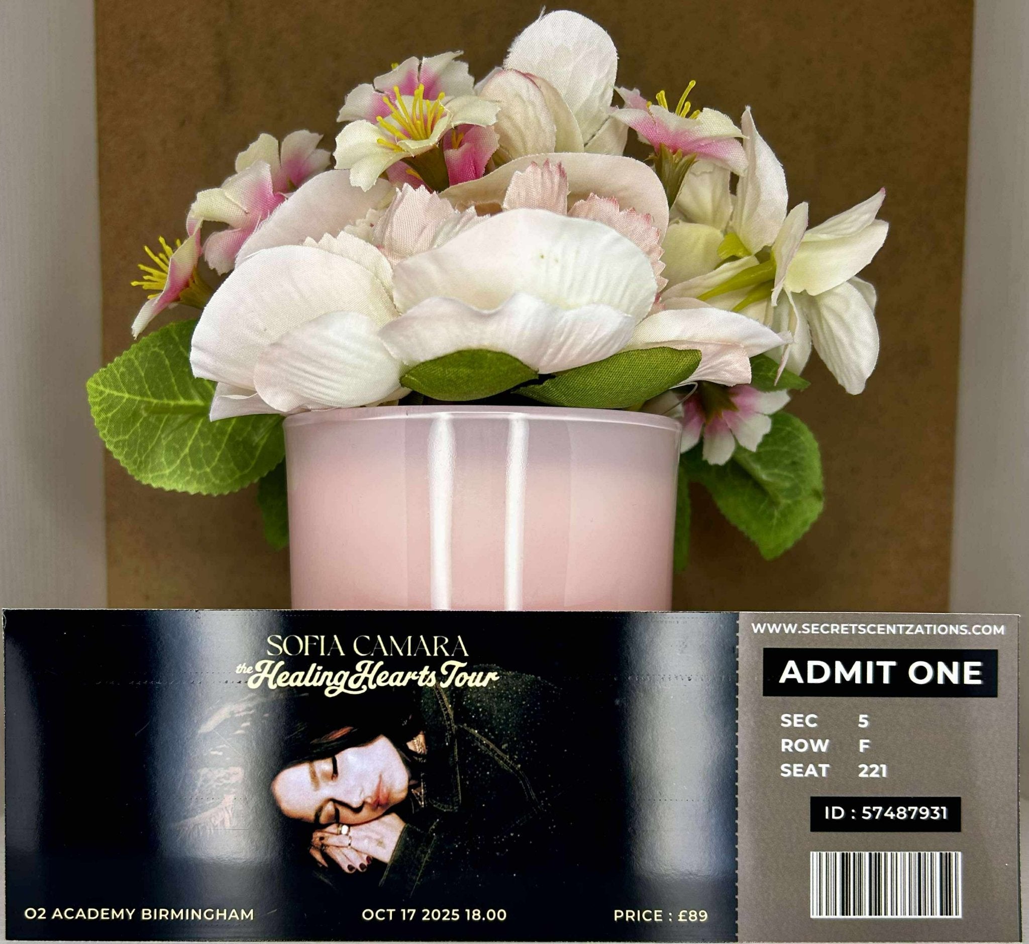 Personalised Music Concert Ticket Gift – Custom Keepsake Photo Card - Secret scentzations & T Belle