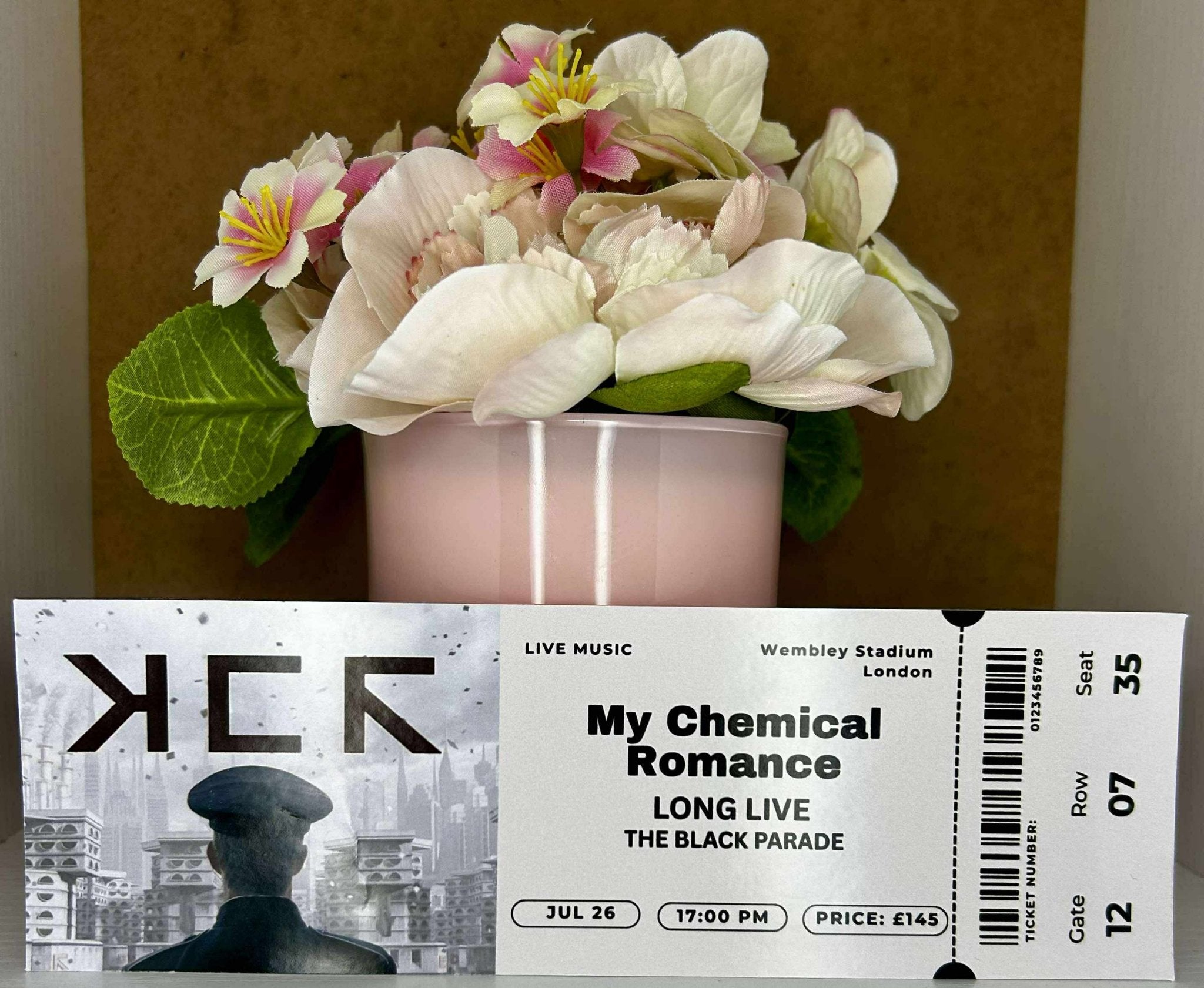 Personalised Music Concert Ticket Gift – Custom Keepsake Photo Card - Secret scentzations & T Belle