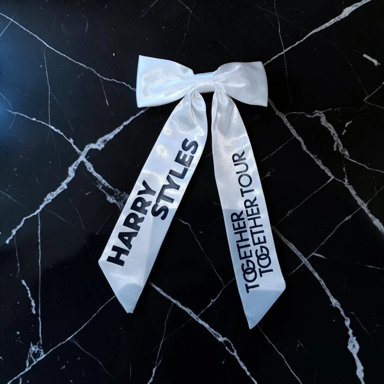 Concert Bows With Clip. Personalised with Band Name, Tour, or Event