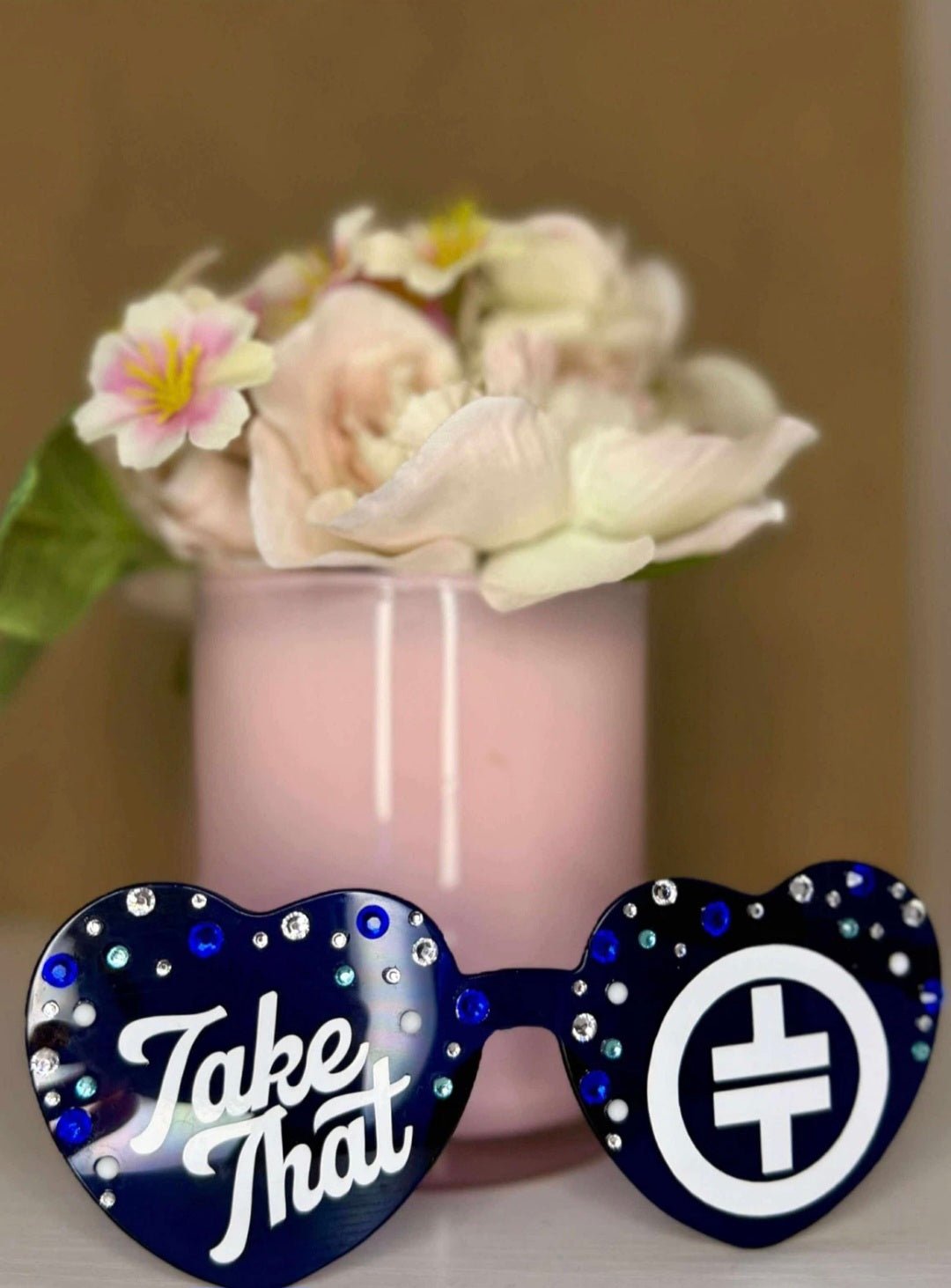 Take That Concert Sunglasses | Heart-Shaped Festival Glasses | Personalised Fan Accessory - Secret scentzations & T Belle