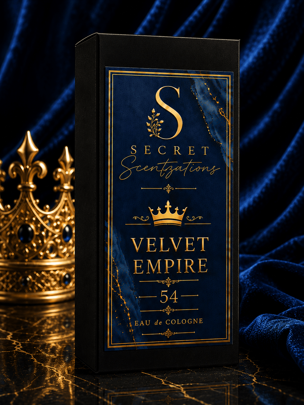 Velvet Empire No. 55 – Men's Eau de Cologne 50ml - Secret scentzations & T Belle