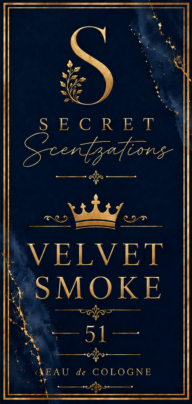 Velvet Smoke No. 51 – Men's Eau de Cologne - Secret scentzations & T Belle